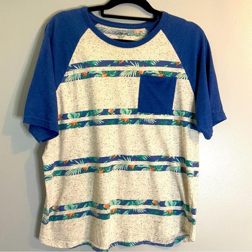CARBON Pocket tee SZ/Large Made in India 60% Cotton 40% Polyester